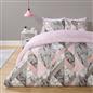 OHS Marble Reversible Duvet Cover Pillowcases Bedding Set Double King
