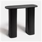 OHS Madison Console Table Ribbed Engineered Wood Entryway Display Unit Decor