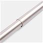 OHS 120-200cm Curtain Pole Extendable Metal 28mm Ball Trumpet Twist Finnials