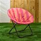 OHS Moon Camping Chair Round Folding Outdoor Garden Portable Seat