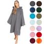OHS Hooded Towel Poncho Adult Absorbent Dry Beach Swim Bath Changing Robe