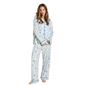 OHS Breakfast Pyjama Set Jersey Button Through Ultra Soft Nightwear Loungewear