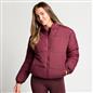OHS Puffer Jacket Windproof Padded Winter Outerwear Cropped Zip Coat Hiking