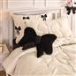 OHS Quilted Bows 7.5 Tog Coverless Duvet with Pillowcase Winter Warm Bedding Set