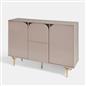 OHS Curved Look Sideboard Display Unit Buffet Cabinet Sideboard Cupboard Storage