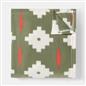 OHS Geo Print Throw Soft Blanket Polar Fleece Lightweight Bedspread