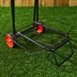 OHS Folding Trolley Heavy Duty Metal Hand Truck Portable Camping Shopping Cart