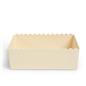 OHS Scallop Edge Organiser PP Plastic Box Tub Storage Bin Container Home Decor