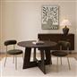 OHS Angular Dining Table 4-Seater Round Circle Kitchen Tables Engineered Wood