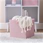 OHS Multi Pack of Matte Velvet Storage Boxes Stylish Foldable Set Square Cube