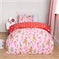 OHS Gingerbread Man Bedding Set Kids Xmas Reversible Duvet Cover with Pillowcase