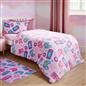 OHS Gaming Print Bedding Set Soft Thermal Fleece Duvet Cover with Pillowcase