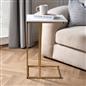 C Shape Table Coffee Laptop Side End Living Room Furniture Bedside Nightstand