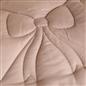 OHS Bow Lattice Coverless 7.5 TOG Duvet Bedding Set with Pillowcase