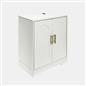 OHS Arch Under Sink Bathroom Cabinet with 2 Doors Wooden Under Basin Storage