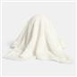 OHS Gilbert the Ghost Cushion Halloween Novelty Fleece Decorative Scatter Pillow