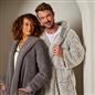 OHS Waterfall Cardigan Warm Teddy Fleece Open Front Wrap Loungewear Outwear