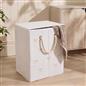 OHS Boucle Laundry Basket Foldable Clothing Hamper Washing Storage Bin