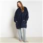 OHS Zip Up Hoodie Blanket Oversized Sherpa Fleece Thermal Sweatshirt Jumper