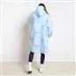 OHS Bows Print Drying Changing Robe Sherpa Lined Water Resistant Oversized Coat