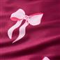 OHS Bow Reversible Duvet Cover Set with Pillowcase Polycotton Microfibre Bedding