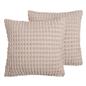 OHS Bobble Cushion Covers Soft Fleece Square Pillowcases Winter Home Decor