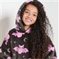 OHS Kids Hoodie Blanket Halloween Prints Sherpa Lined Wearable Throw