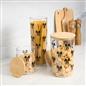OHS Bows Food Container Airtight Bamboo Lid BPA-Free Plastic Kitchen Storage Jar