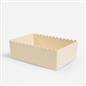 OHS Scallop Edge Organiser PP Plastic Box Tub Storage Bin Container Home Decor