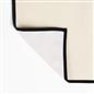 OHS Piped Trim Table Mats Runner Set Matte Velvet Placemats Home Decor