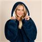 OHS Teddy Fleece Sherpa Lined Hooded Blanket Soft Oversized Adults Throw