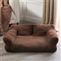 Dog Bed Sofa Cat Washable Super Soft Fur Fleece Warm Pet Puppy Medium Cushion