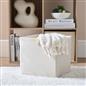 OHS Multi Pack of Matte Velvet Storage Boxes Stylish Foldable Set Square Cube