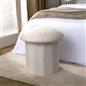 OHS Ottoman Boucle Storage Box Folding Footstool Cube Round Rectangle