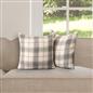 OHS Woven Check Cushion Covers 2 Pack Cases Luxury Home Decor