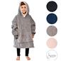 OHS Kids Hoodie Blanket Oversized Ultra Plush Soft Sherpa Wearable Sweatshirt