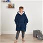 OHS Kids Hoodie Blanket Oversized Ultra Plush Soft Sherpa Wearable Sweatshirt