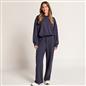 OHS Bubble Hem Co-Ord Set Hoodie Drawstring Relaxed Joggers Tracksuit Loungewear