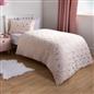 Unicorn Duvet Cover Fleece Heart Warm Quilt Reversible Soft Metallic Bedding Set