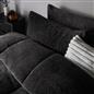 OHS Coverless Duvet 10.5 TOG Teddy Fleece Pillowcase Bedding Set Double King