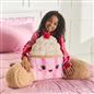 OHS Character Cuddle Cushion Soft Fleece Reading Pillow with Arms Bed Chair