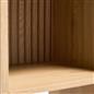 OHS Dallas Cube Storage Wood Effect Bookcase Freestanding Open Shelf Unit