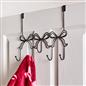 OHS Bows Over the Door Hook Hanger 5 Hooks Metal Coats Towel Rack