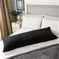 OHS Long Bolster Pillow Teddy Fleece Body Neck Pregnancy Support Cushion