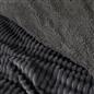 OHS Ribbed Fleece Duvet Cover Set Sherpa Reverse Thermal Supersoft Bedding