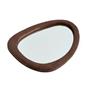 OHS Wall Mirror Matte Velvet Irregular Home Decor Vanity Living Room Bedroom