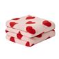 Dreamscene Love Heart Fleece Throw Over Soft Warm Bed Sofa Pink Chair Blanket
