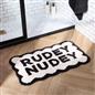 Bath Mat Non Slip Soft Rudey Nudey Shower Textured Shaggy Absorbent Bathroom Rug