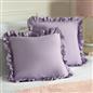 OHS Frill Cushion Covers Faux Linen Soft Square Pillowcases Home Decor Multipack