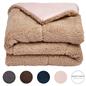 Brentfords Sherpa Pet Animal Blanket Puppy Dog Cat Kitten Kennel Mat Warm Throw